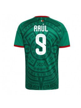 Moški Nogometna dresi replika Mehika Raul Jimenez #9 Domači SP 2026 Kratek rokav